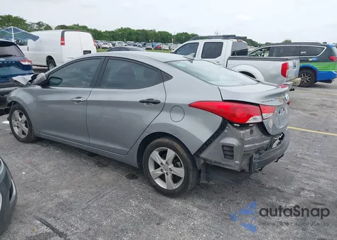 2013 Hyundai Elantra Gls/Limited from USA, damaged, VIN KMHDH4AE7DU917099